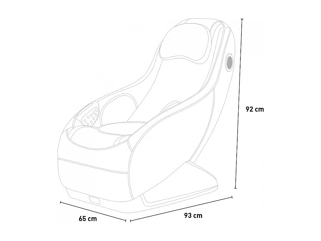 Sillón de masaje iRest Sl-A151 3D Massage Heaven - Negro