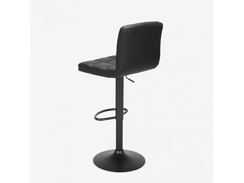 Atlanta Black Edition moderner Design-Barhocker drehbar