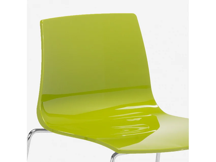 Grand Soleil tabouret design moderne de bar et cuisine 64 cm Mini Imola - Anis vert