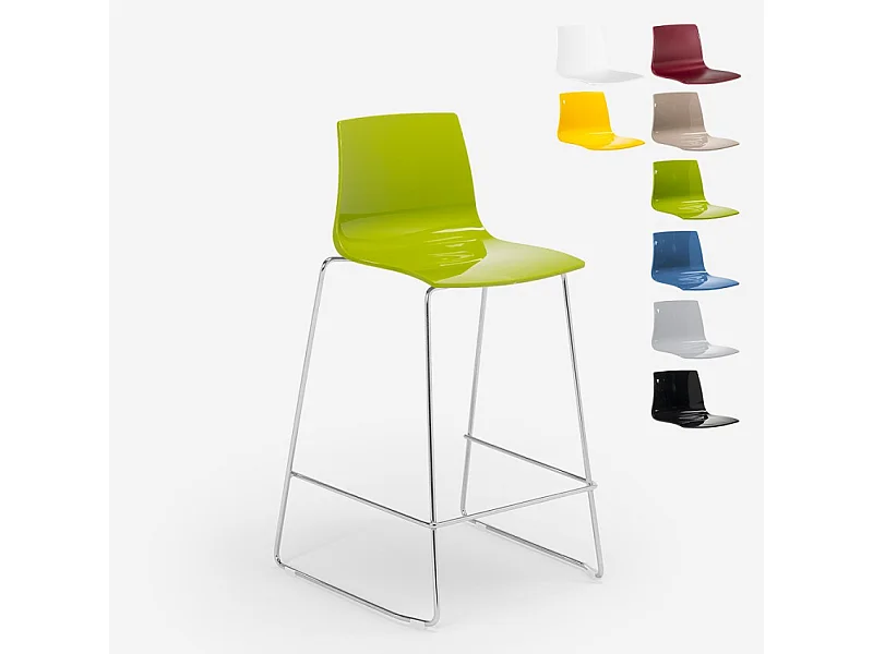 Grand Soleil Design Hocker Bar Küche 64 cm Design Mini Imola - Grün Anis