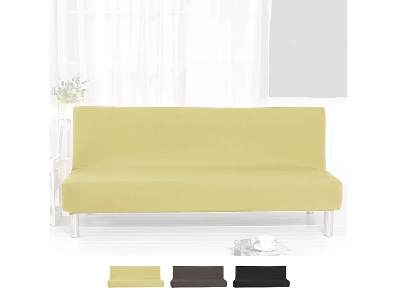 Universeller Sofabezug aus Stretchmaterial Quacia - Beige