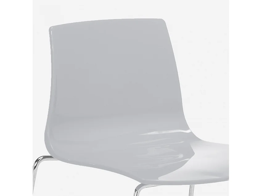 Grand Soleil tabouret design moderne de bar et cuisine 64 cm Mini Imola - Gris