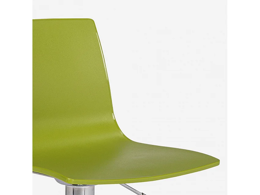 Höhenverstellbarer matter Designhocker Grand Soleil Imola Matt Küchenbar - Grün Anis