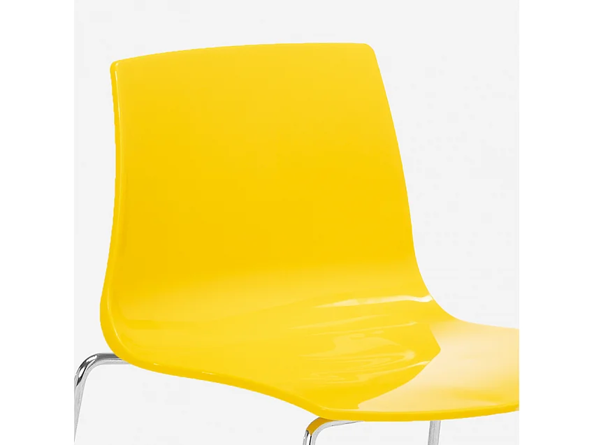 Grand Soleil tabouret design moderne de bar et cuisine 64 cm Mini Imola - Jaune