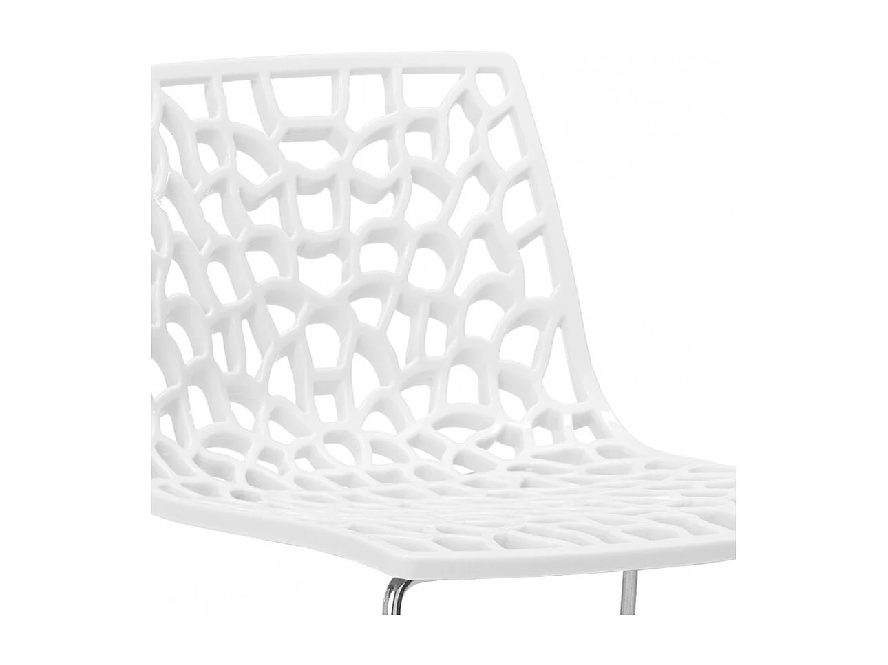 Tabouret de bar design Grand Soleil 64cm Mini Spider - Blanc