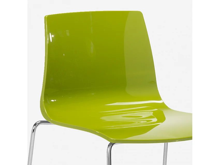 Tabouret de bar de cuisine Grand Soleil 74 cm design Imola Slitta - Anis vert