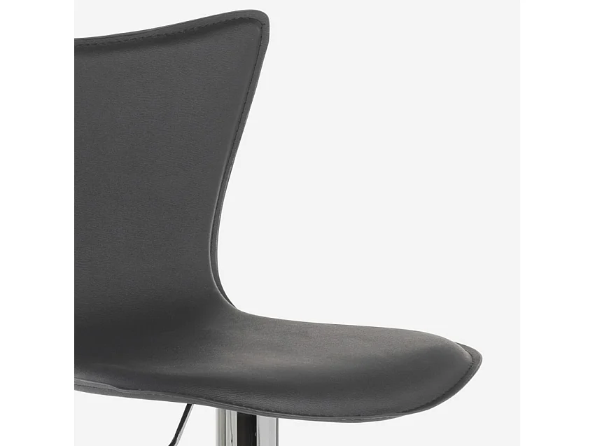 Folks Drehbarer Hocker Bar Küche elegantes modernes Design verstellbar - Grau