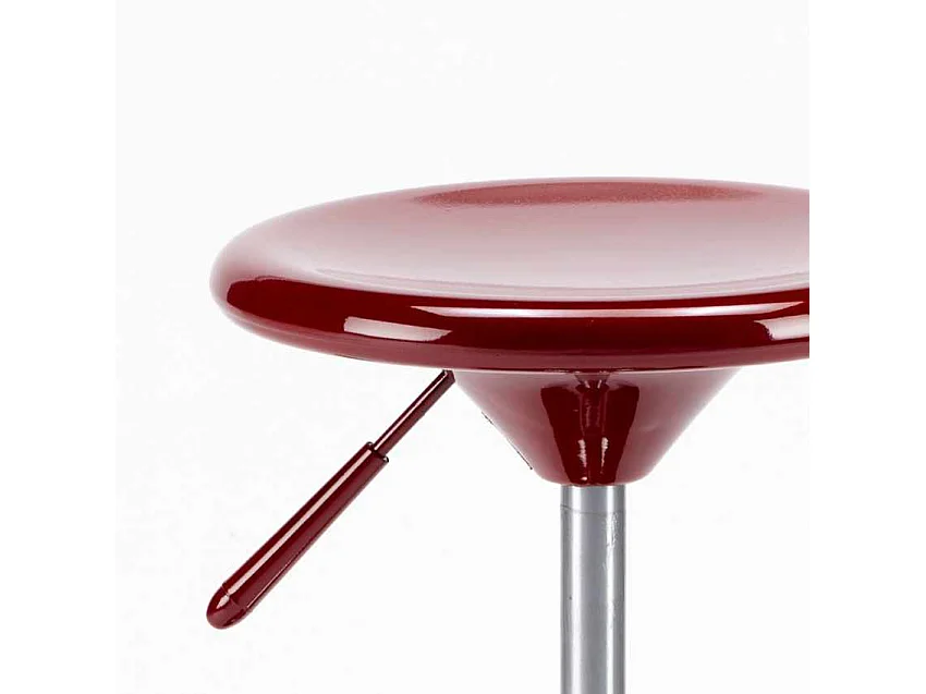 Taburete pequeño para niños de diseño, altura ajustable Seattle - Rojo