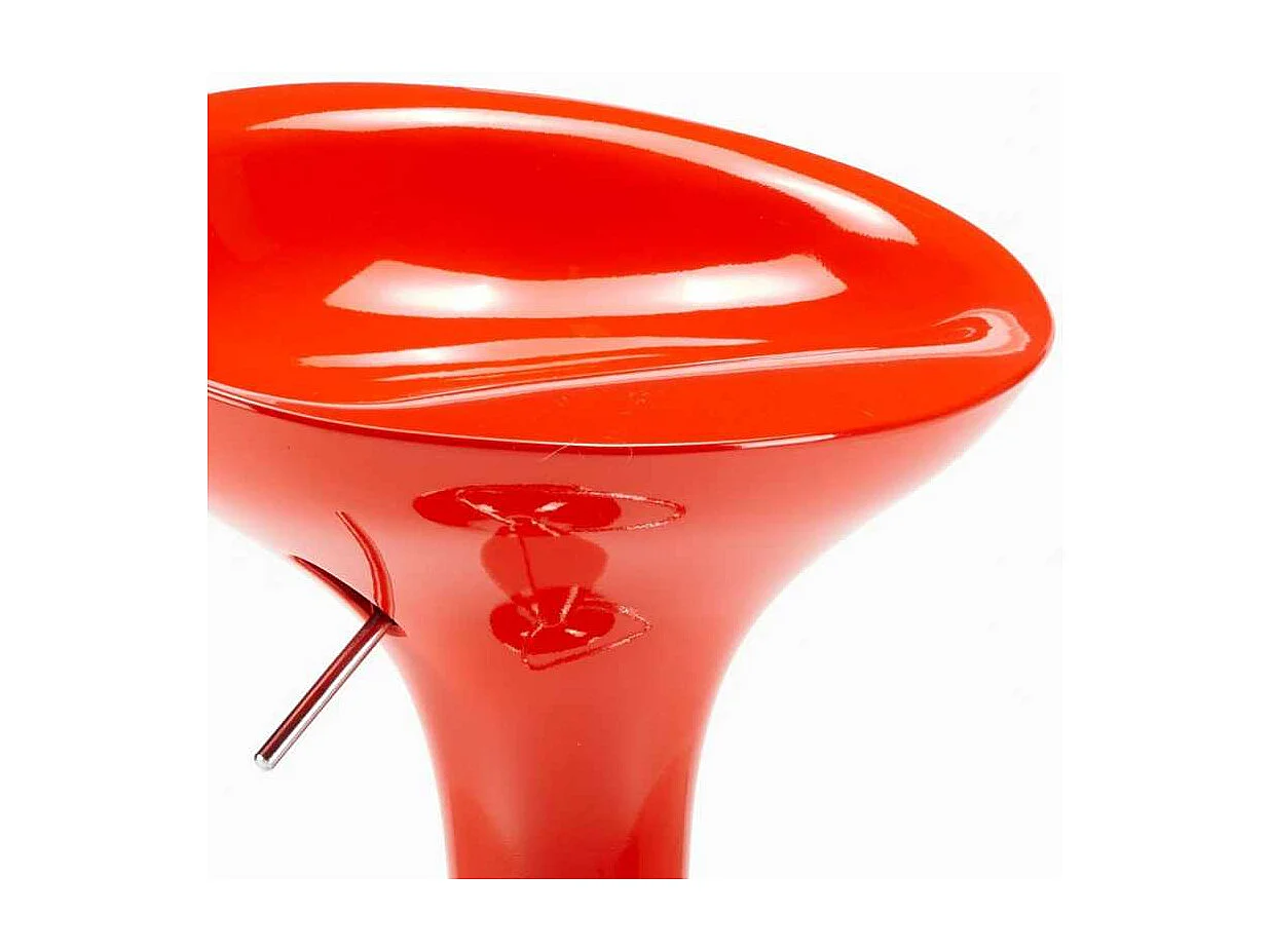 Tabouret de bar et cuisine pivotant réglable design moderne San Francisco - Orange