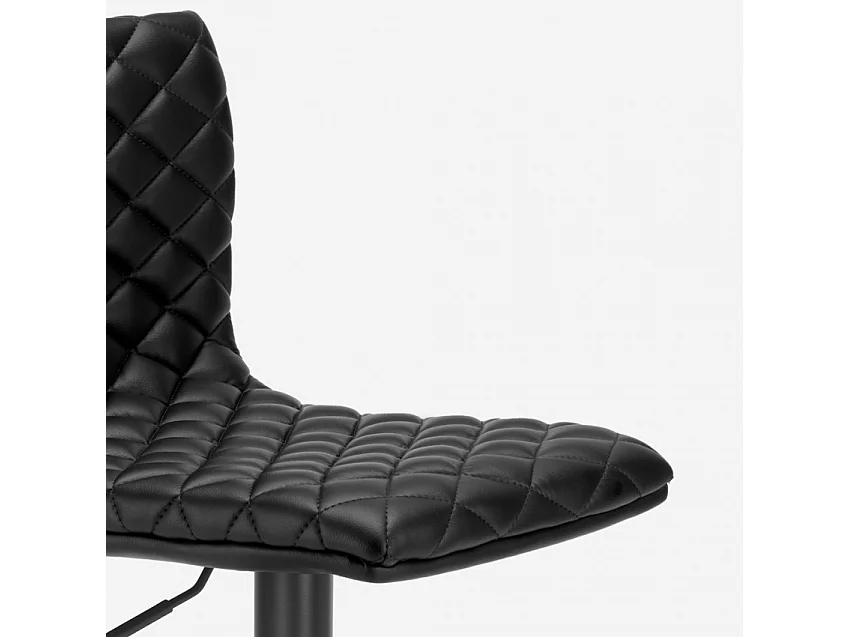 Taburete alto negro diseño moderno bar cocina Denver Black Edition