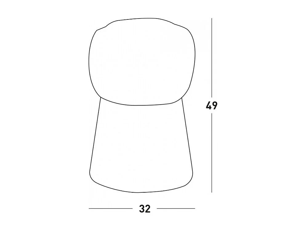Taburete para bares y discotecas Slide Cin Cin - Amarillo