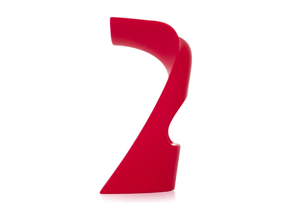 Taburete de diseño moderno para bares y discotecas Slide Koncord - Rojo