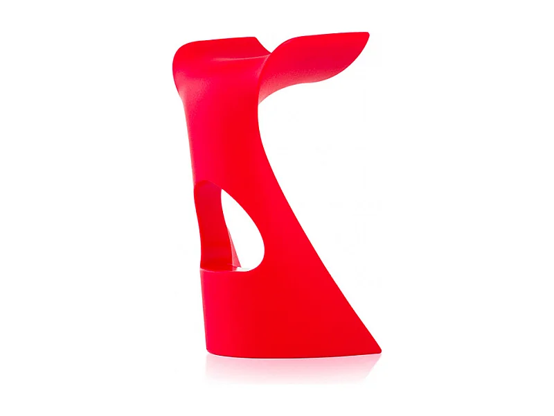 Taburete de diseño moderno para bares y discotecas Slide Koncord - Rojo