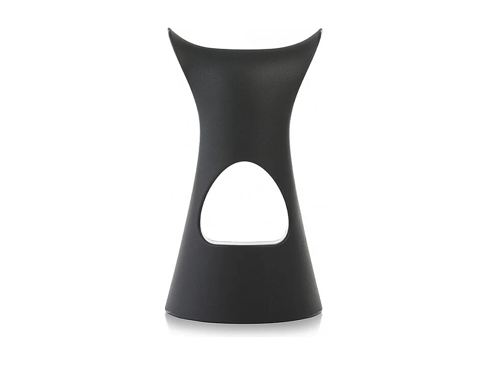 Taburete de diseño moderno para bares y discotecas Slide Koncord - Negro