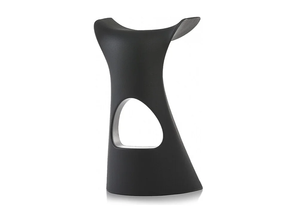 Taburete de diseño moderno para bares y discotecas Slide Koncord - Negro