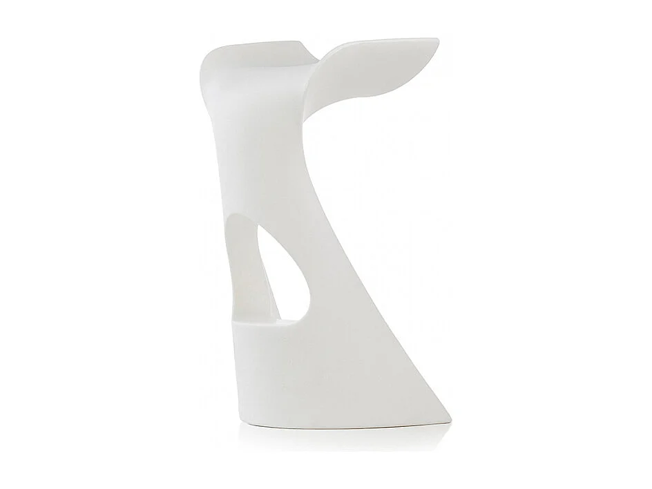 Taburete de diseño moderno para bares y discotecas Slide Koncord - Blanco