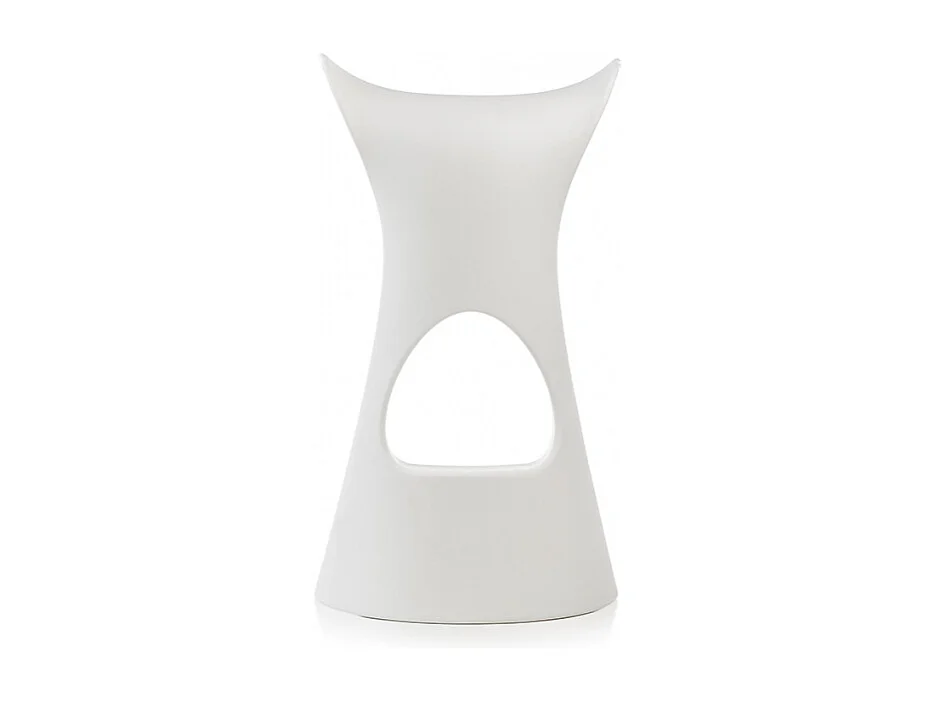 Taburete de diseño moderno para bares y discotecas Slide Koncord - Blanco