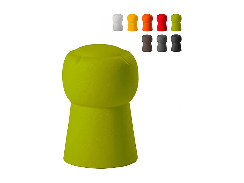 Taburete para bares y discotecas Slide Cin Cin - Verde oscuro