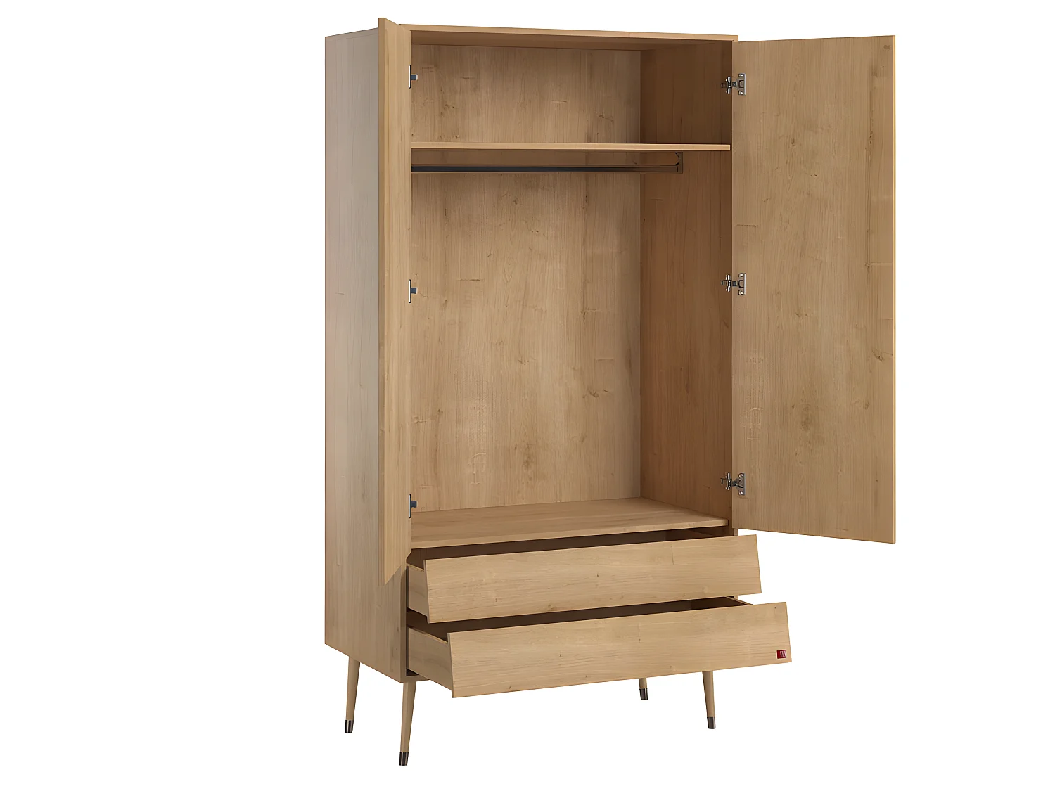 Lit bébé et Armoire Bosque Bois