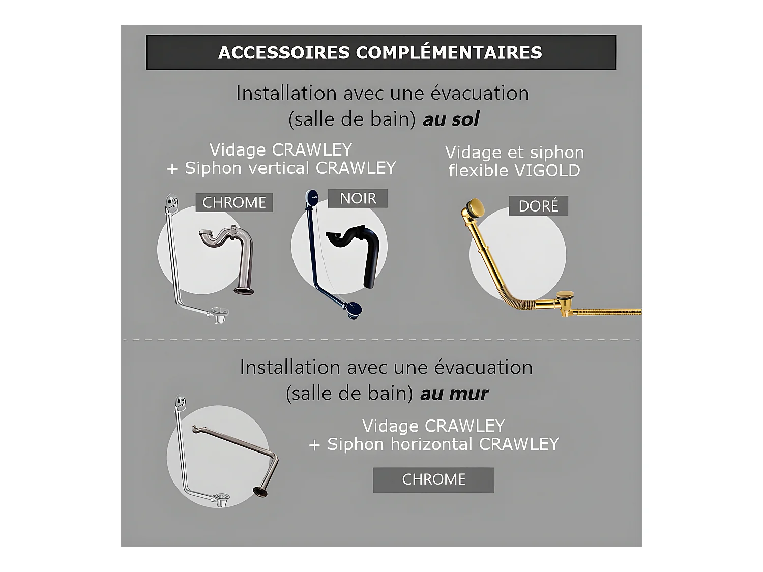 Bañera de Hierro KINGSTON blanca  182 cm Patas BLANCAS