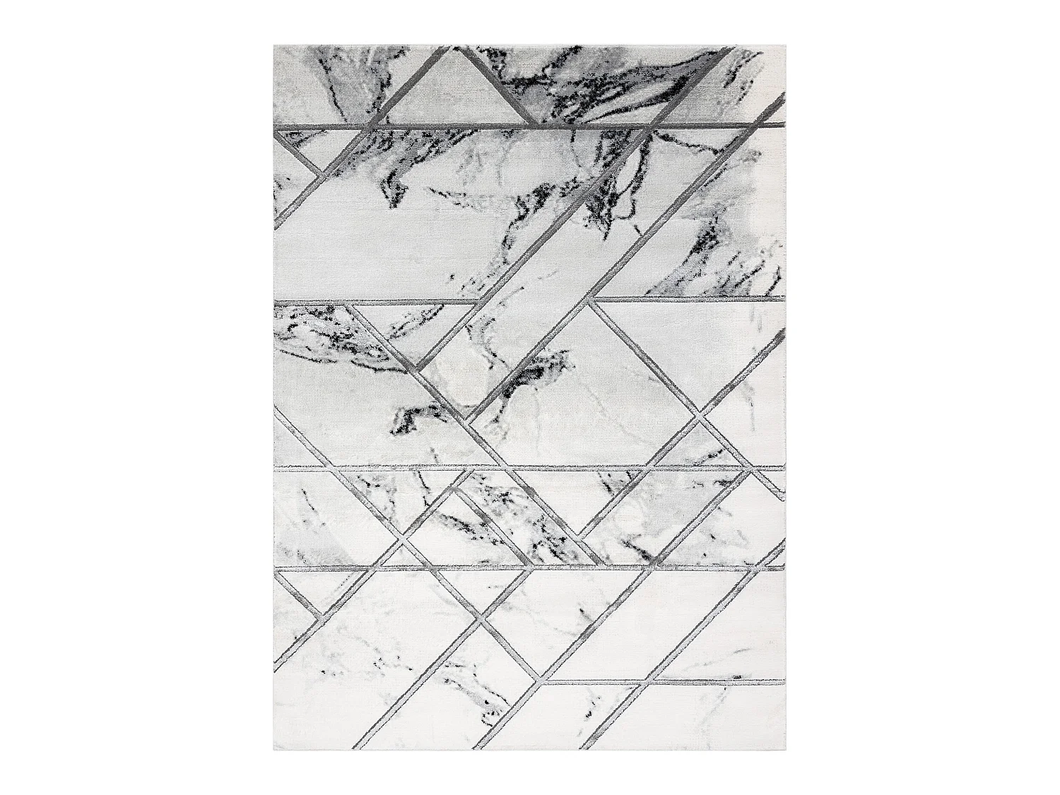 Tapijt EMERALD exclusief 0085 glamour, stijlvol marmer, geometrisch wi 160x220 cm