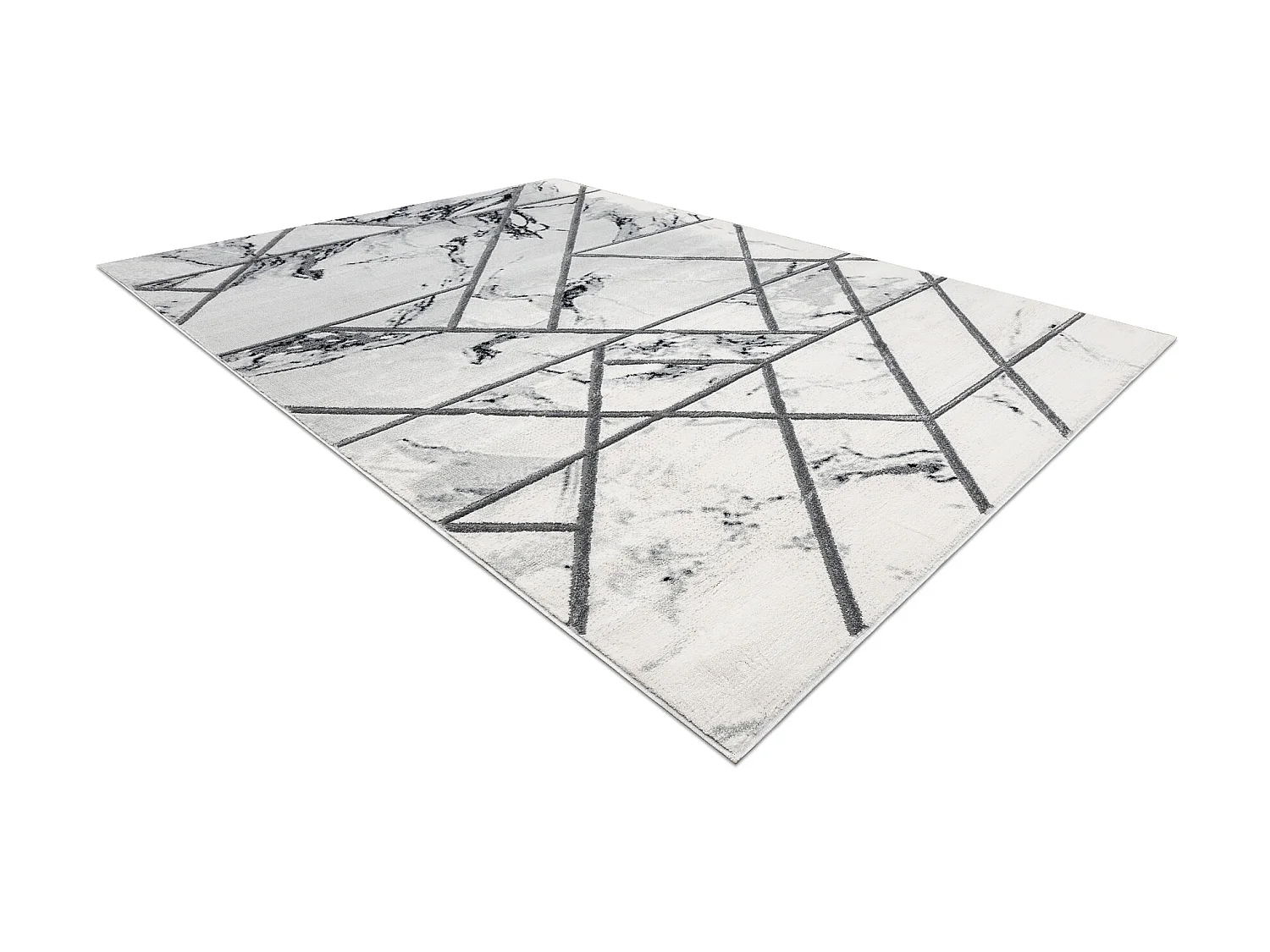Tapijt EMERALD exclusief 0085 glamour, stijlvol marmer, geometrisch wi 160x220 cm