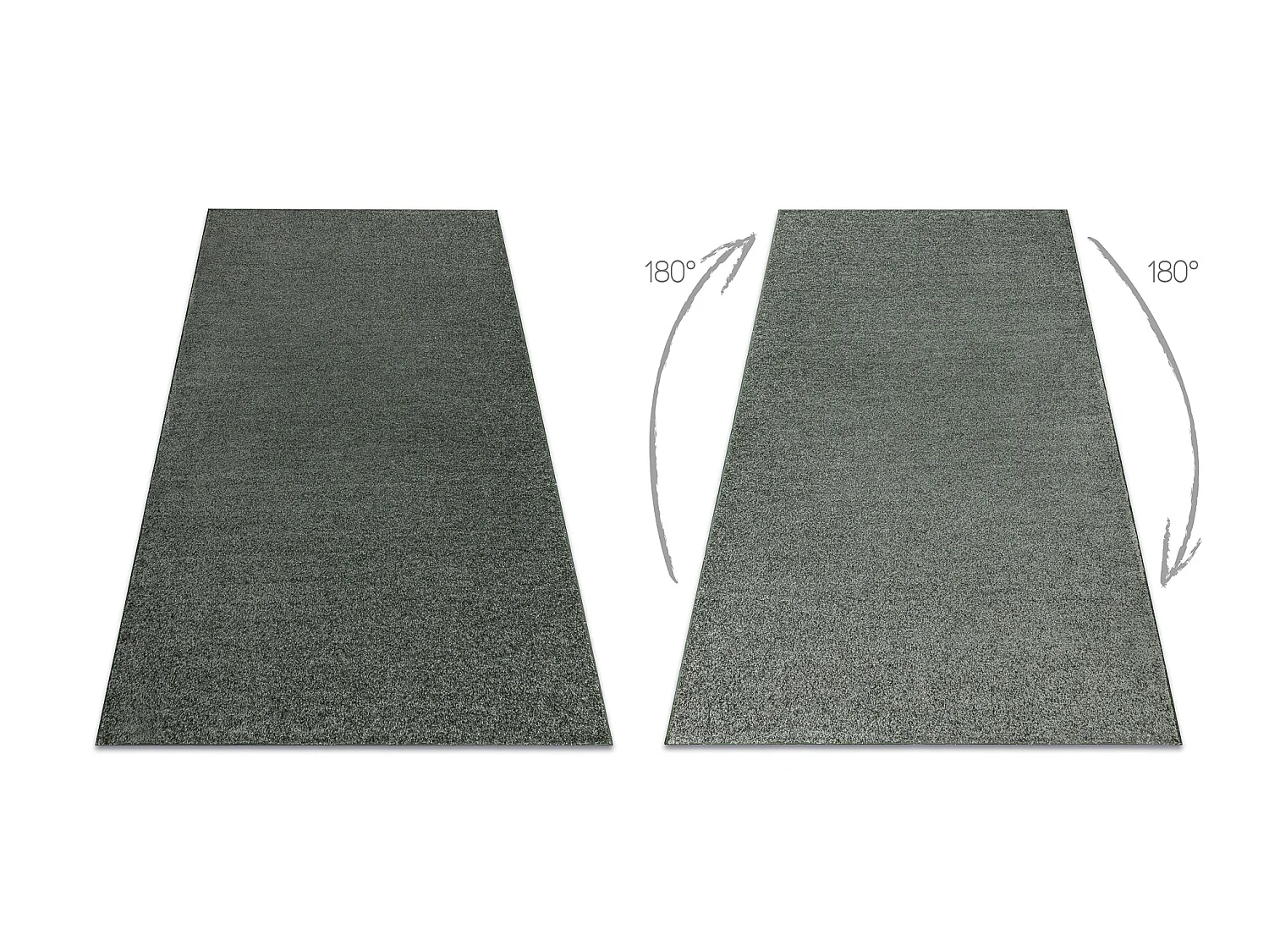 TAPPETO - MOQUETTE INDUS verde 27 pianura multicolore 100x500 cm