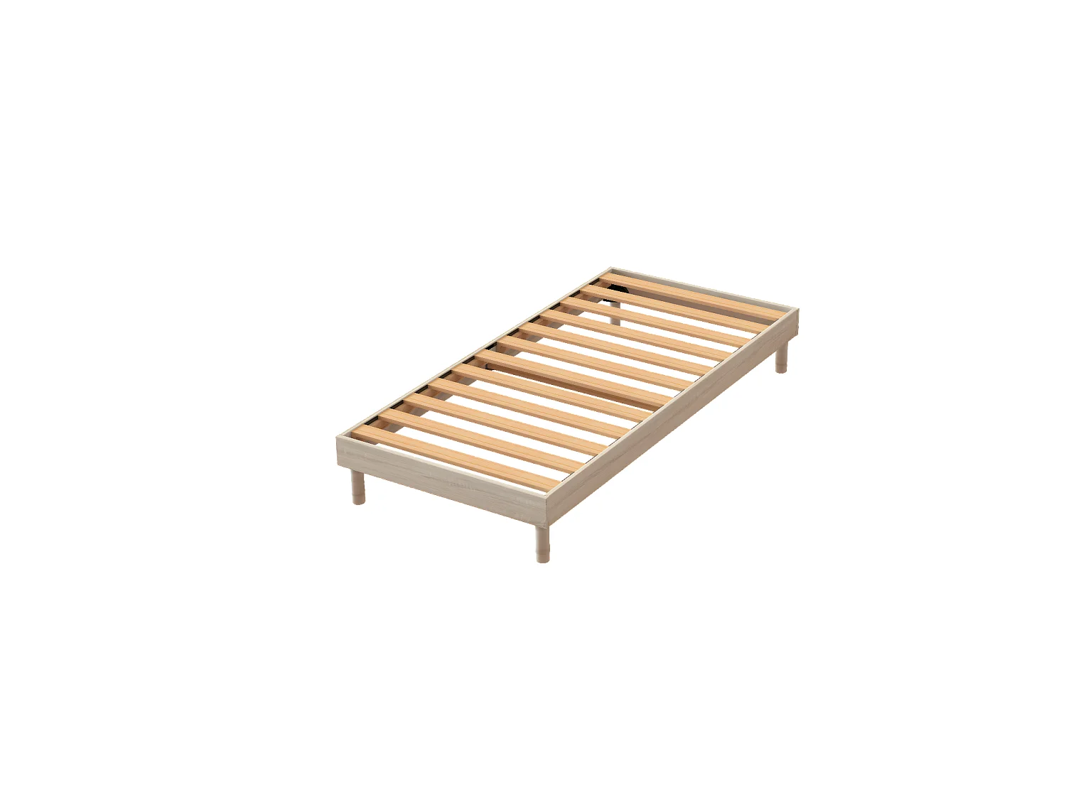Sommier à lattes Easy Kit 90x190cm Chêne Clair