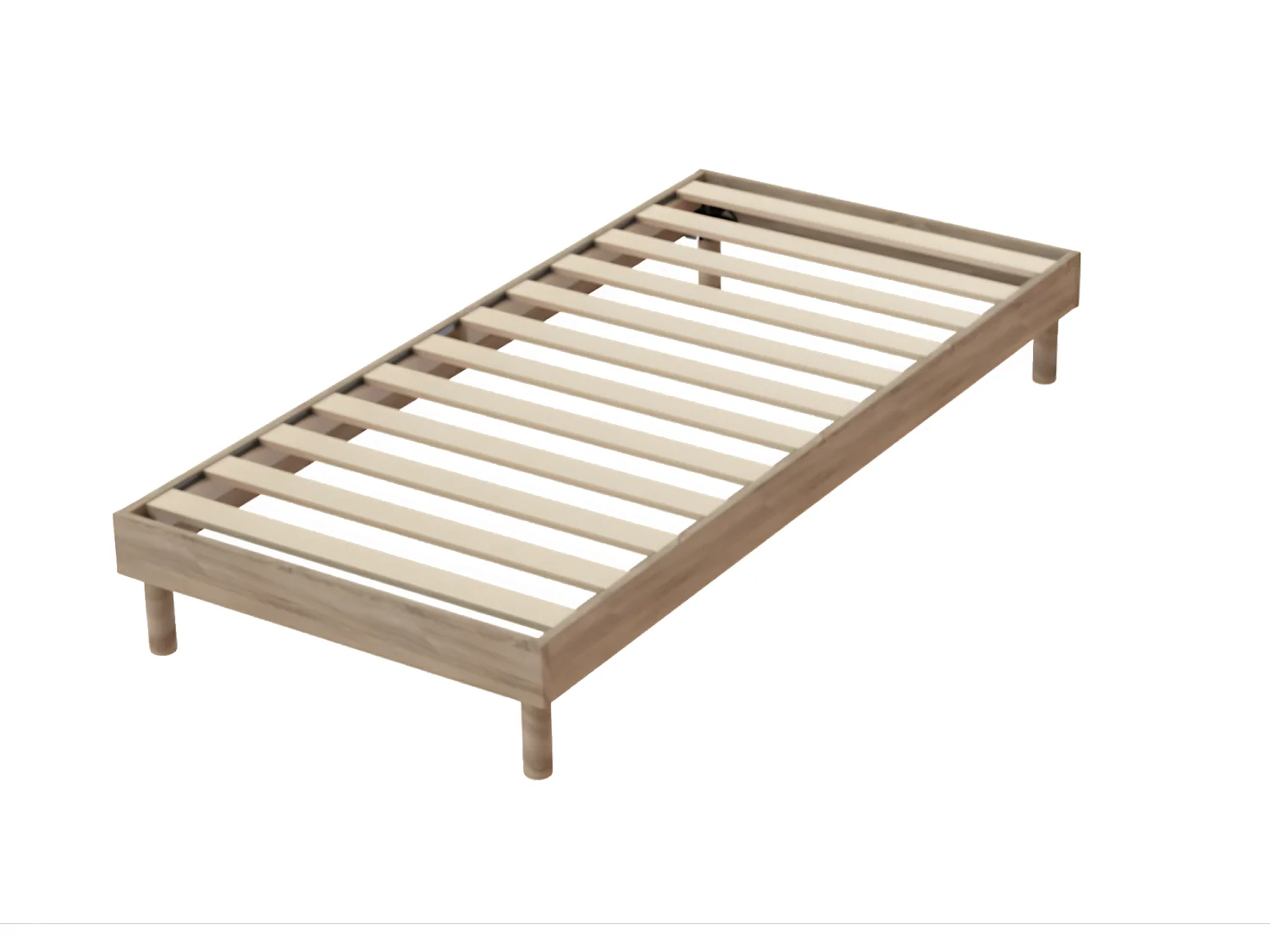 Sommier à lattes Easy Kit 90x190cm Chêne Clair