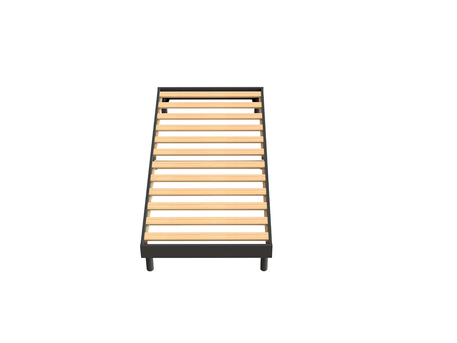 Sommier à lattes Easy Kit 90x190cm Anthracite