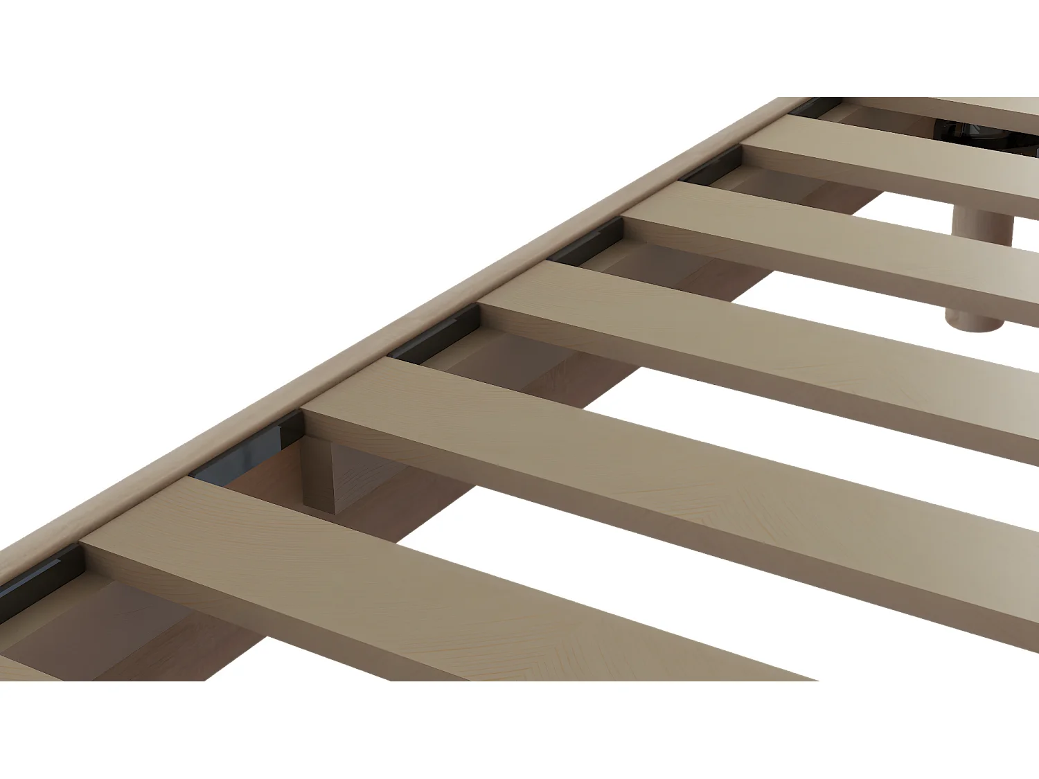 Sommier à lattes Easy Kit 140x190cm Chêne Clair