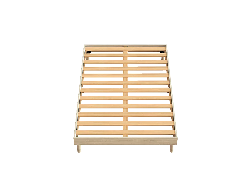 Sommier à lattes Easy Kit 140x190cm Chêne Clair