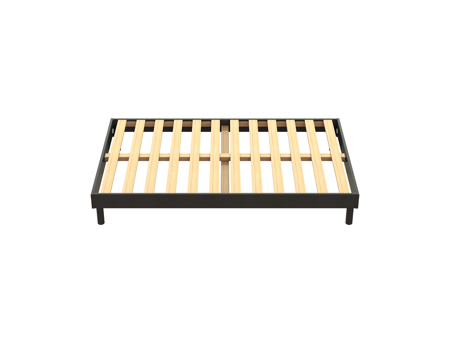 Sommier à lattes Easy Kit 140x190cm Anthracite