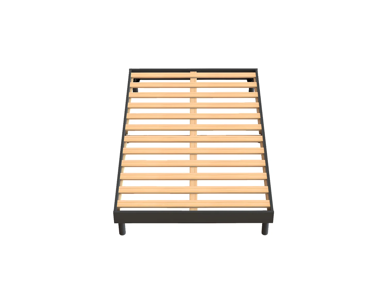 Sommier à lattes Easy Kit 140x190cm Anthracite