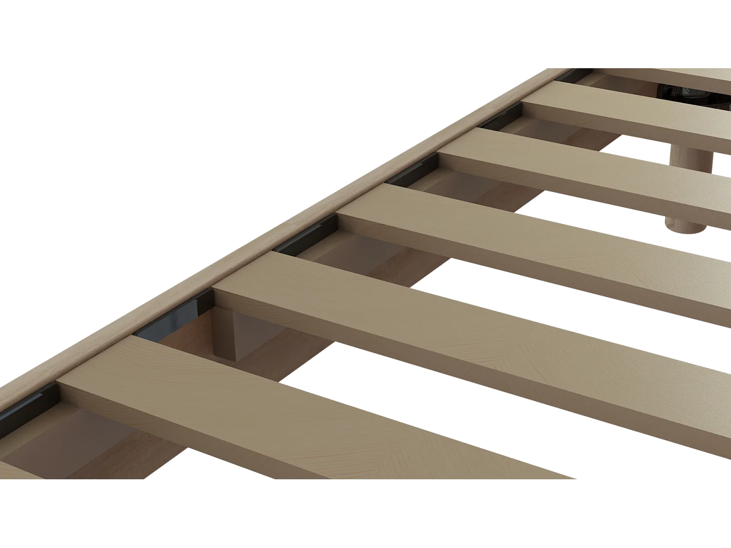 Sommier à lattes Easy Kit 160x200 Chêne Clair