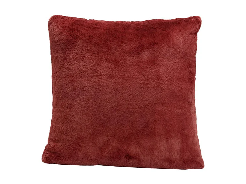 Coussin bordeaux luxe 50x50 cm