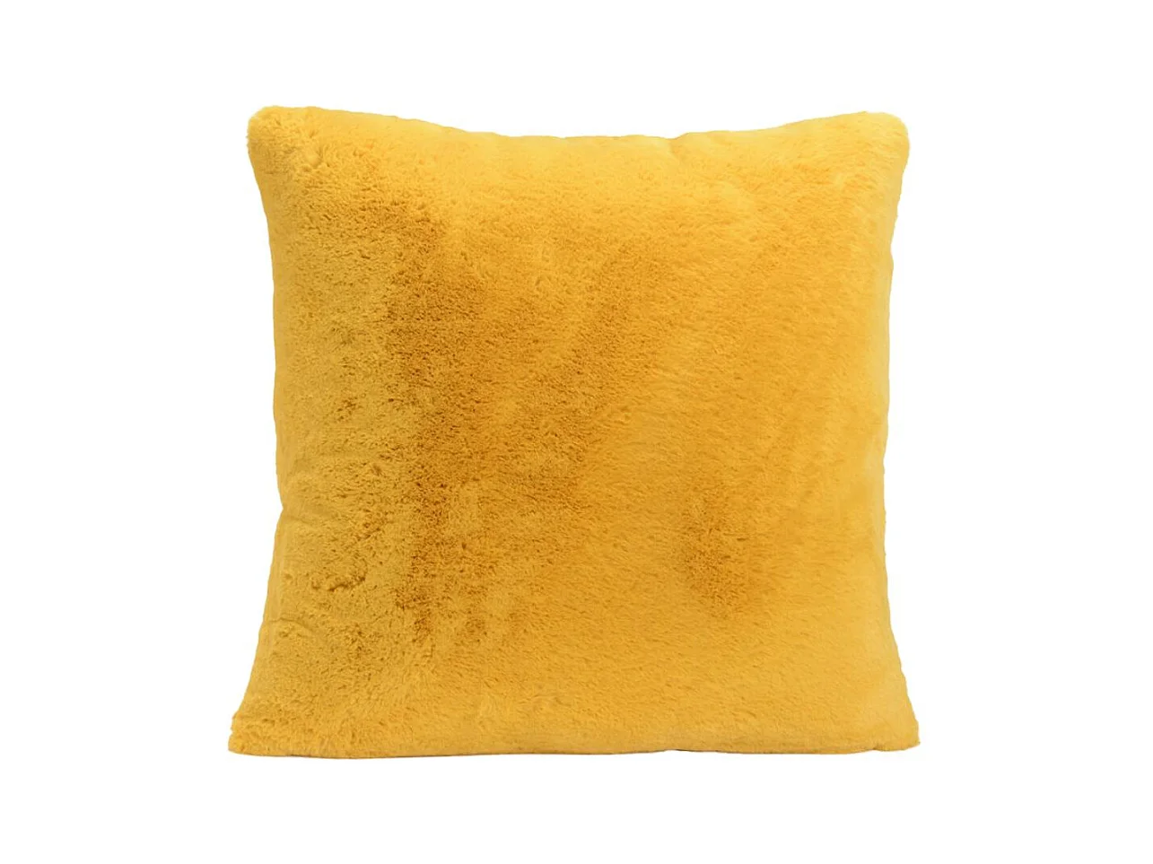 Coussin moutarde luxe 50x50 cm