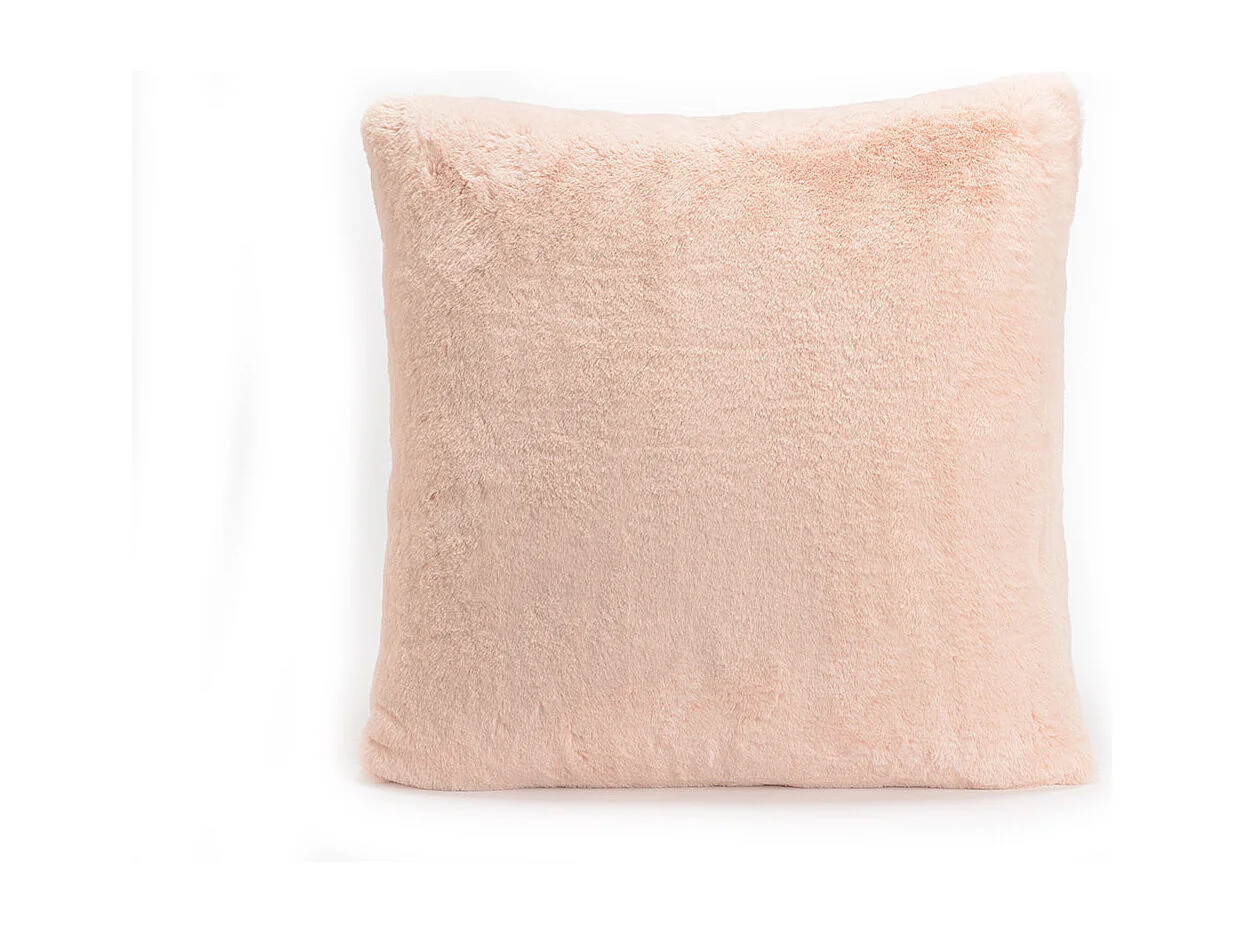 Coussin vieux rose luxe 50x50 cm