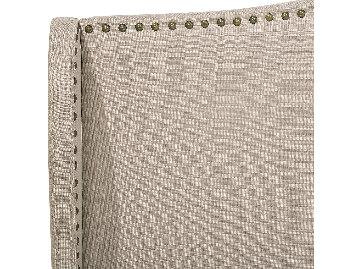 Lit avec sommier Tissu COLMAR 180 x 200 cm Beige sable