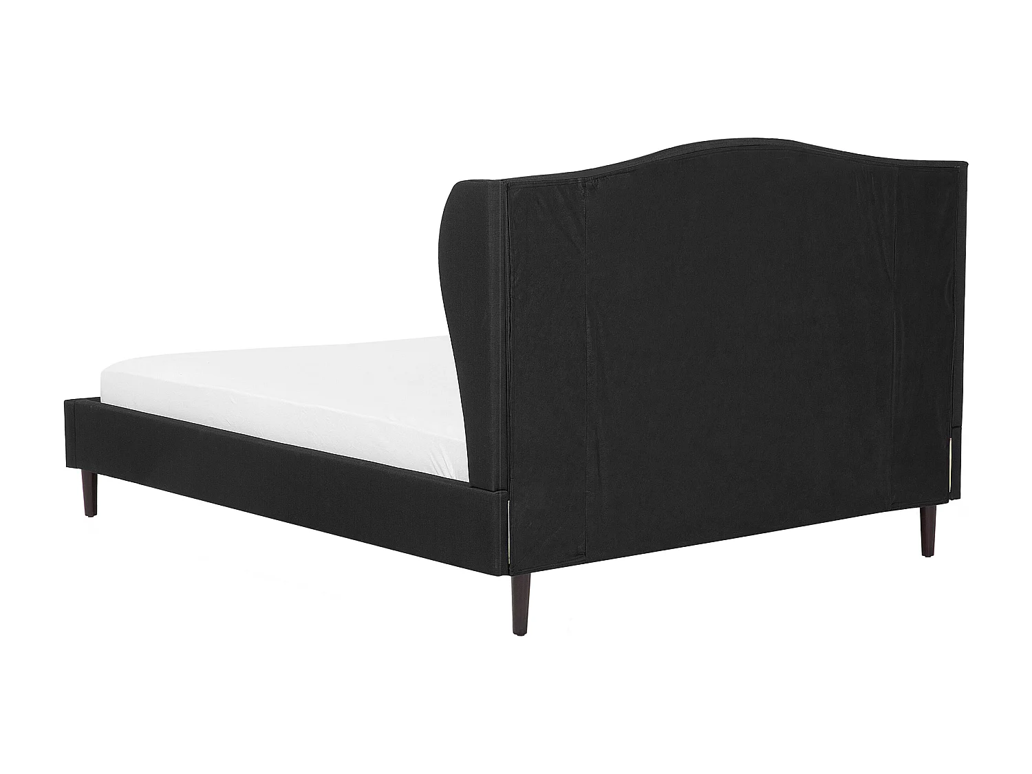 Bed Stof COLMAR 140 x 200 cm Zwart