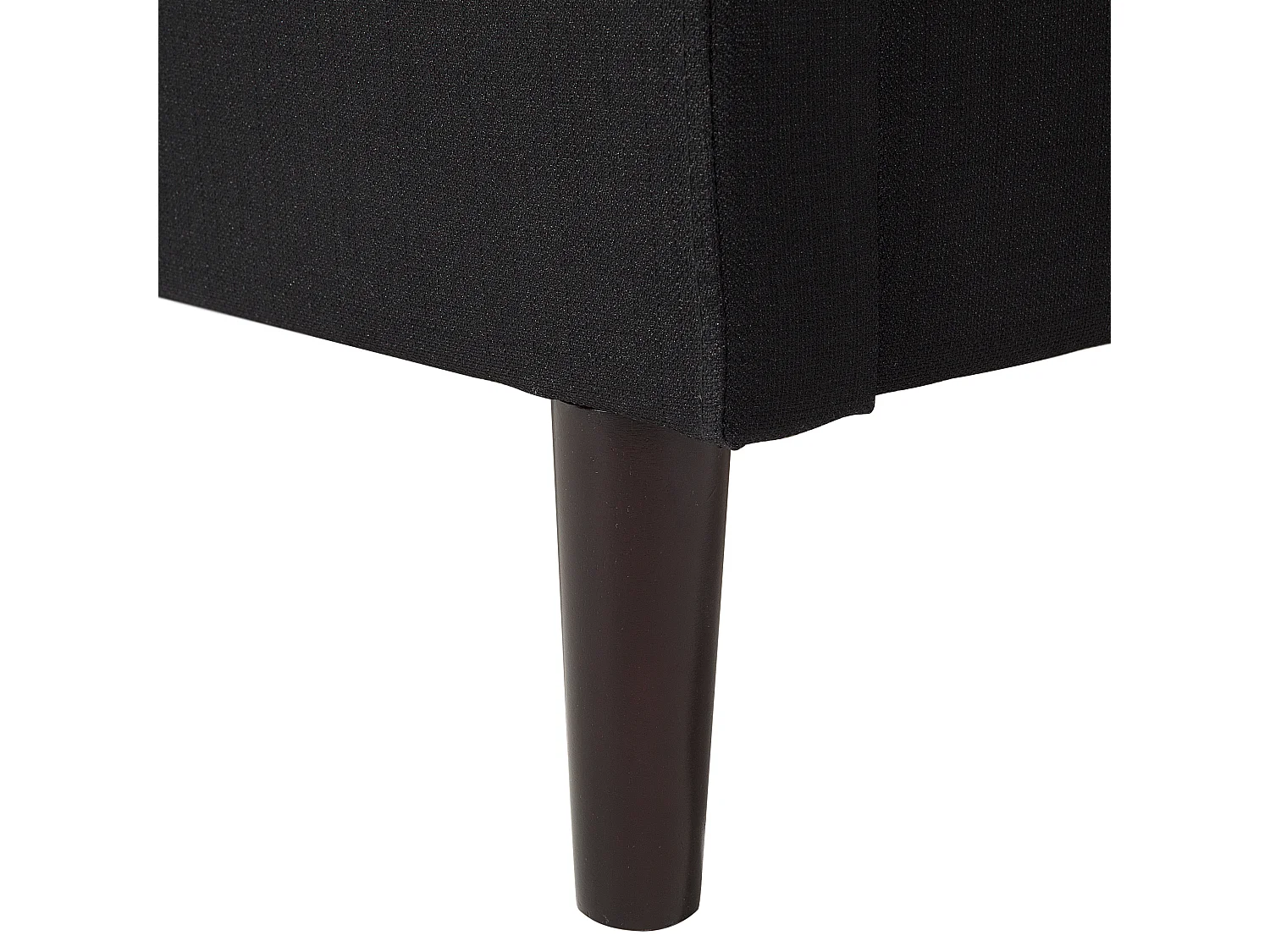 Bed Stof COLMAR 140 x 200 cm Zwart