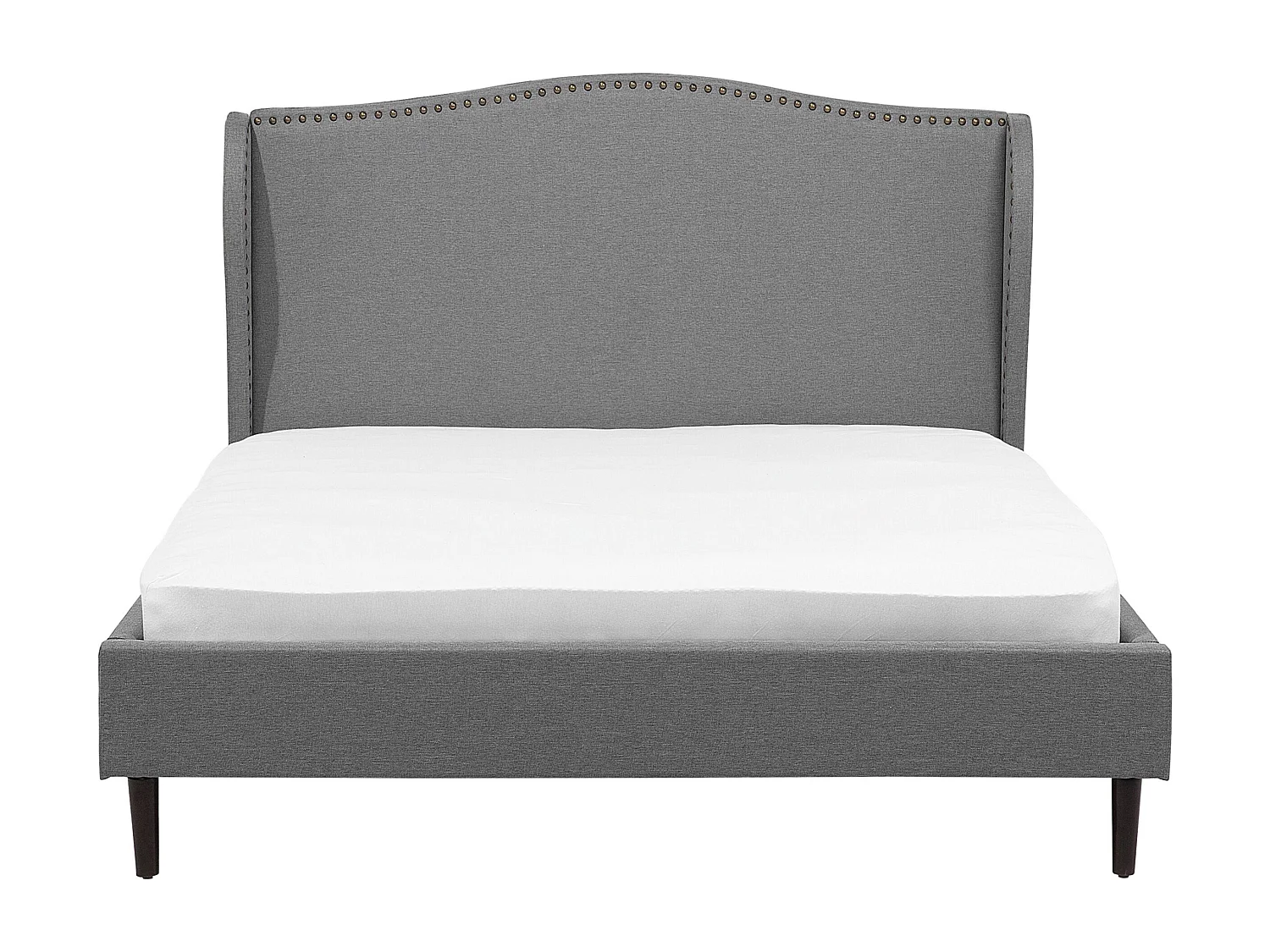 Bed Stof COLMAR 140 x 200 cm Grijs