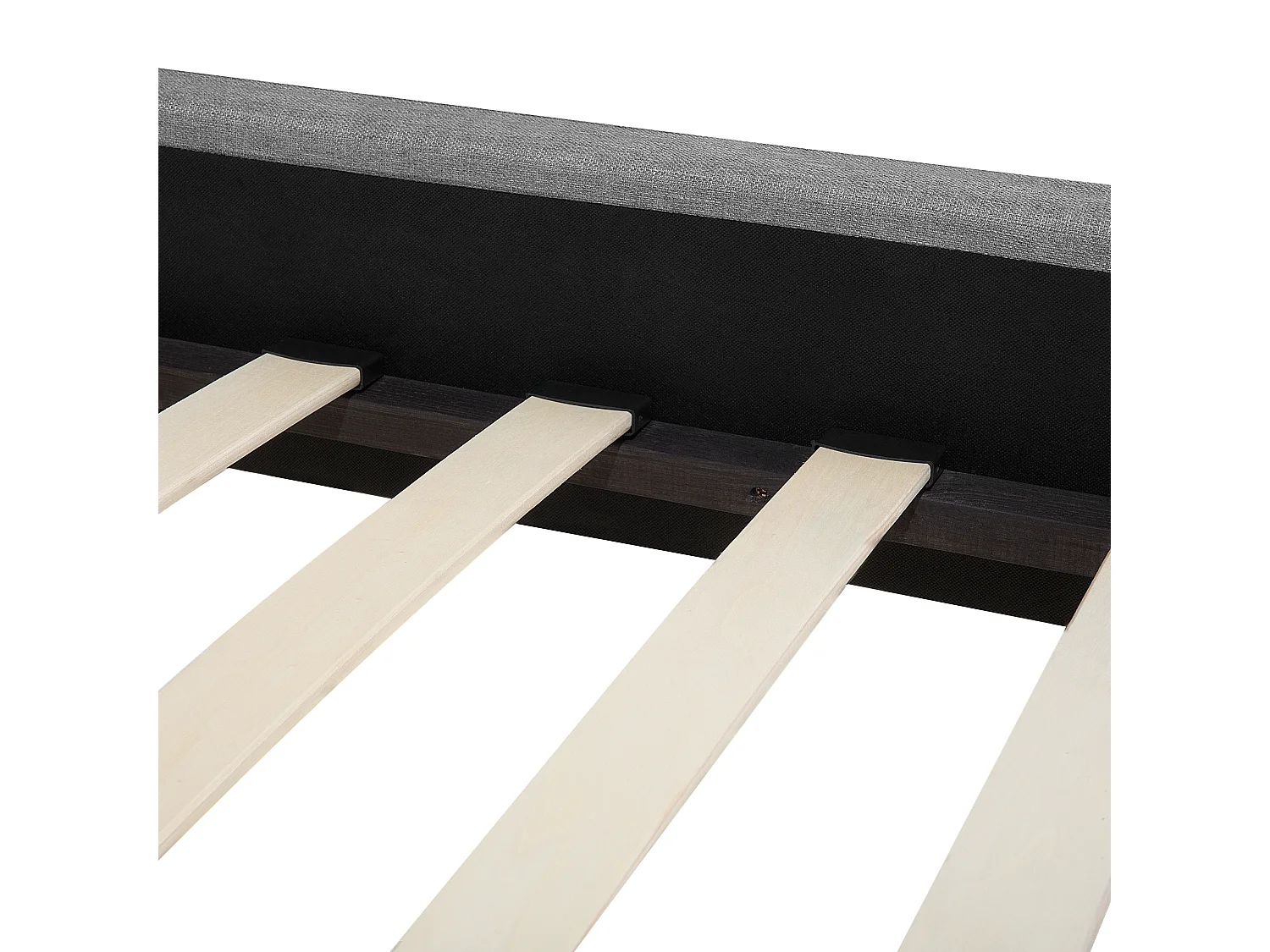 Bed Stof COLMAR 140 x 200 cm Grijs