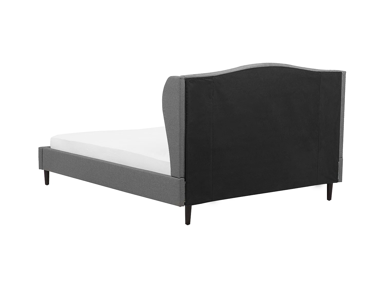 Lit avec sommier Tissu COLMAR 180 x 200 cm Gris