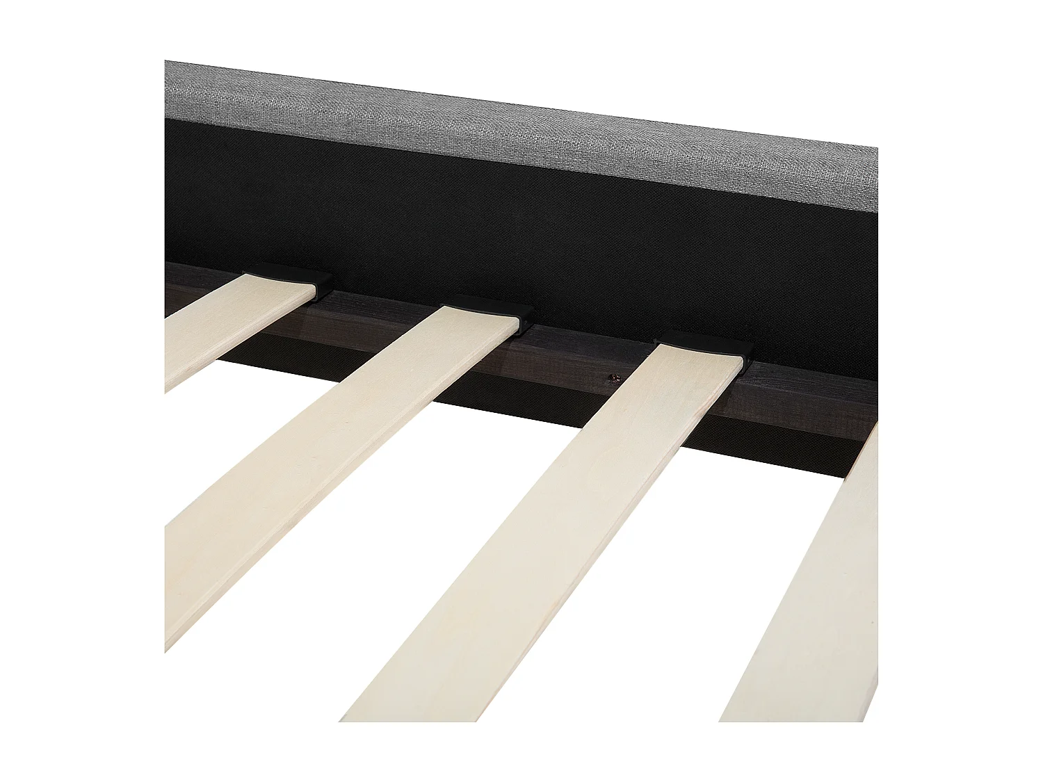 Bed Stof COLMAR 180 x 200 cm Grijs