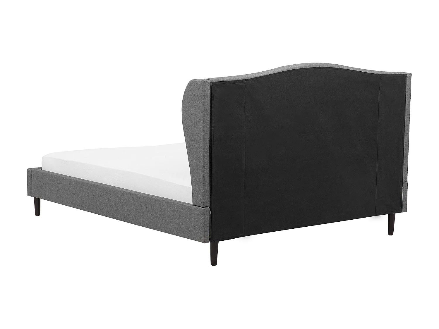 Lit avec sommier Tissu COLMAR 180 x 200 cm Gris