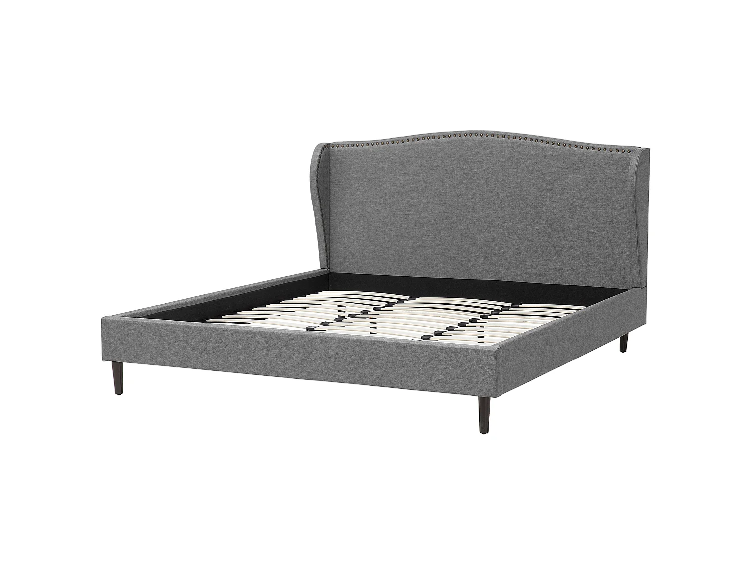Bed Stof COLMAR 180 x 200 cm Grijs