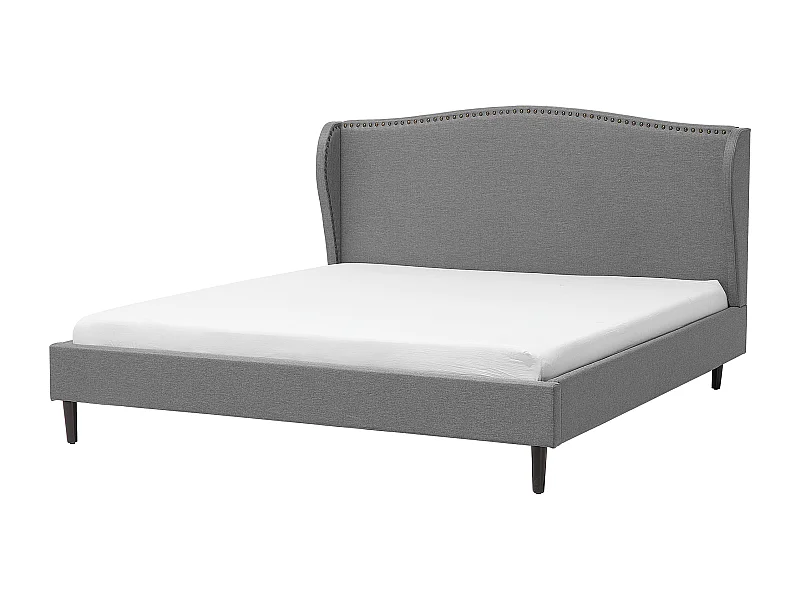 Bed Stof COLMAR 180 x 200 cm Grijs