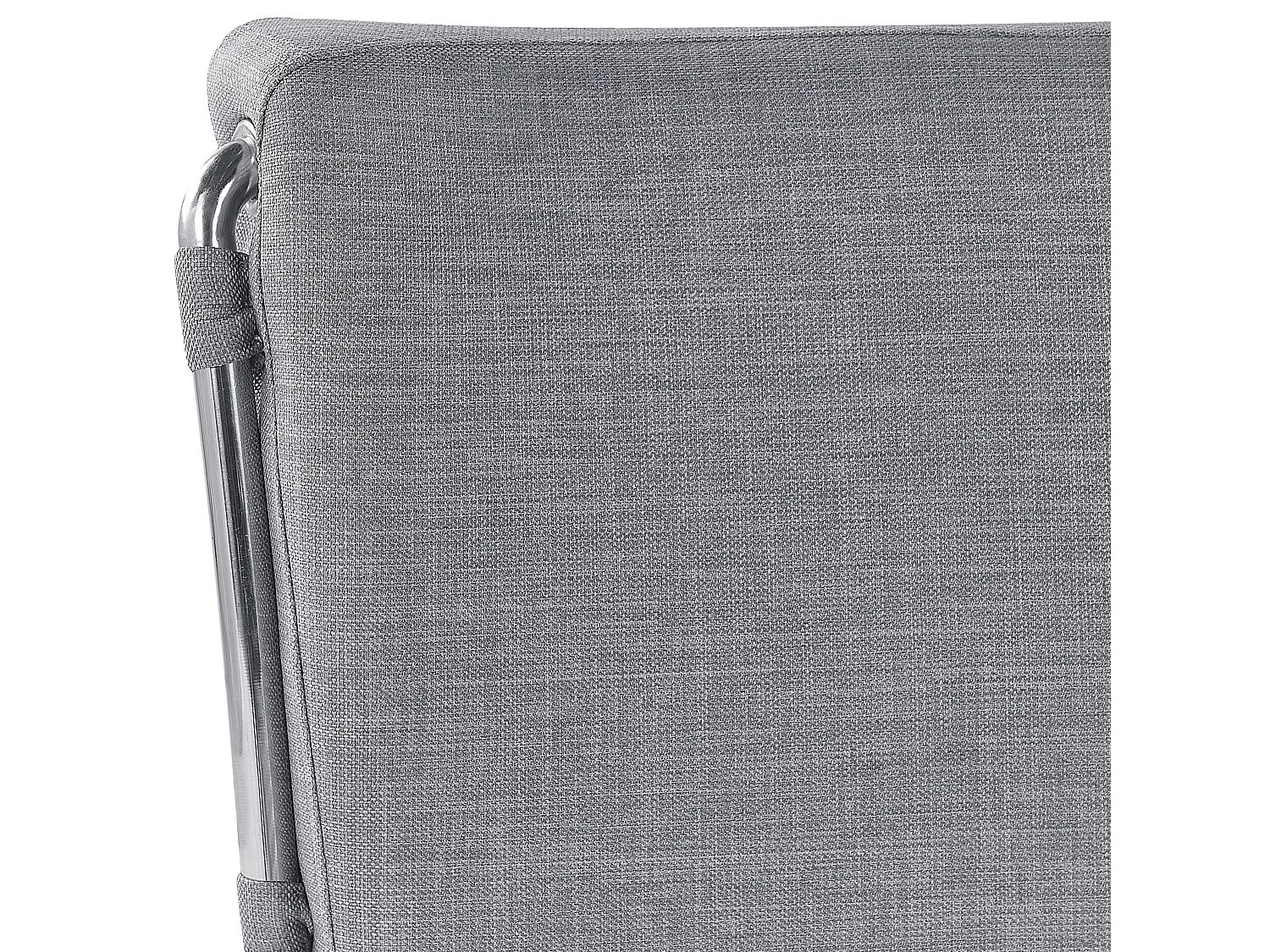 Lit avec sommier Tissu PARIS 160 x 200 cm Gris