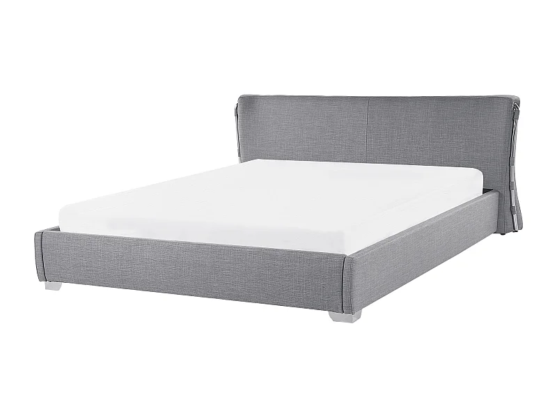 Bed Stof PARIS 160 x 200 cm Grijs